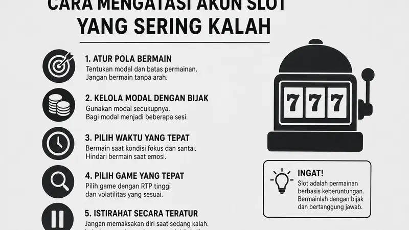 Cara Efektif Meminimalkan Kekalahan di Permainan Slot Online